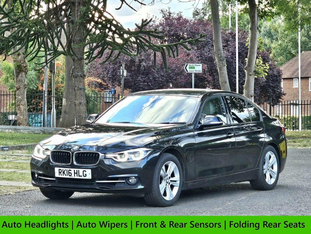 BMW 3 Series 2.0 330E 7.6Kwh Sport Euro 6 Ss 2016 RK16HLG Black #3
