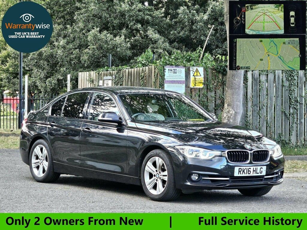 BMW 3 Series 2.0 330E 7.6Kwh Sport Euro 6 Ss 2016 Black