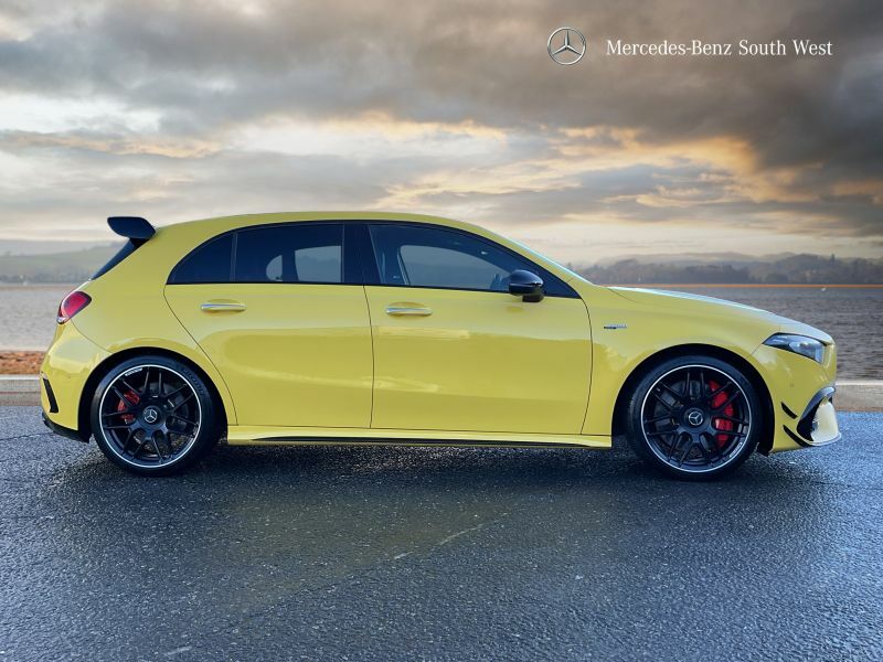 Mercedes-Benz A Class A 45 S 4Matic Pl WH72CFO Yellow #3