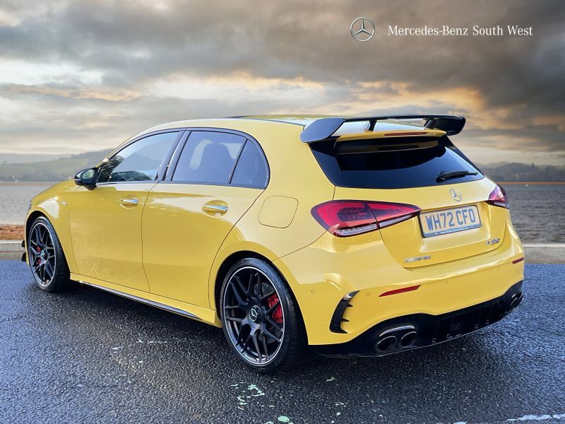 Mercedes-Benz A Class A 45 S 4Matic Pl WH72CFO Yellow #2