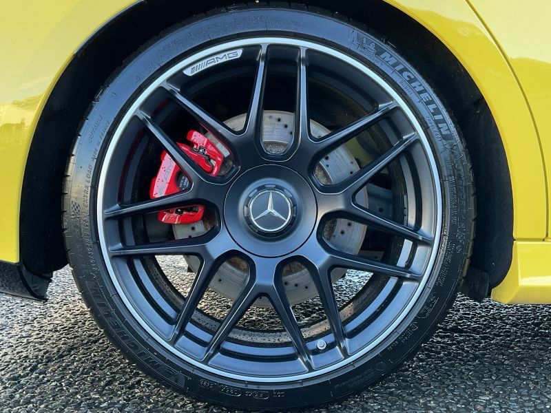 Mercedes-Benz A Class A 45 S 4Matic Pl WH72CFO Yellow #4