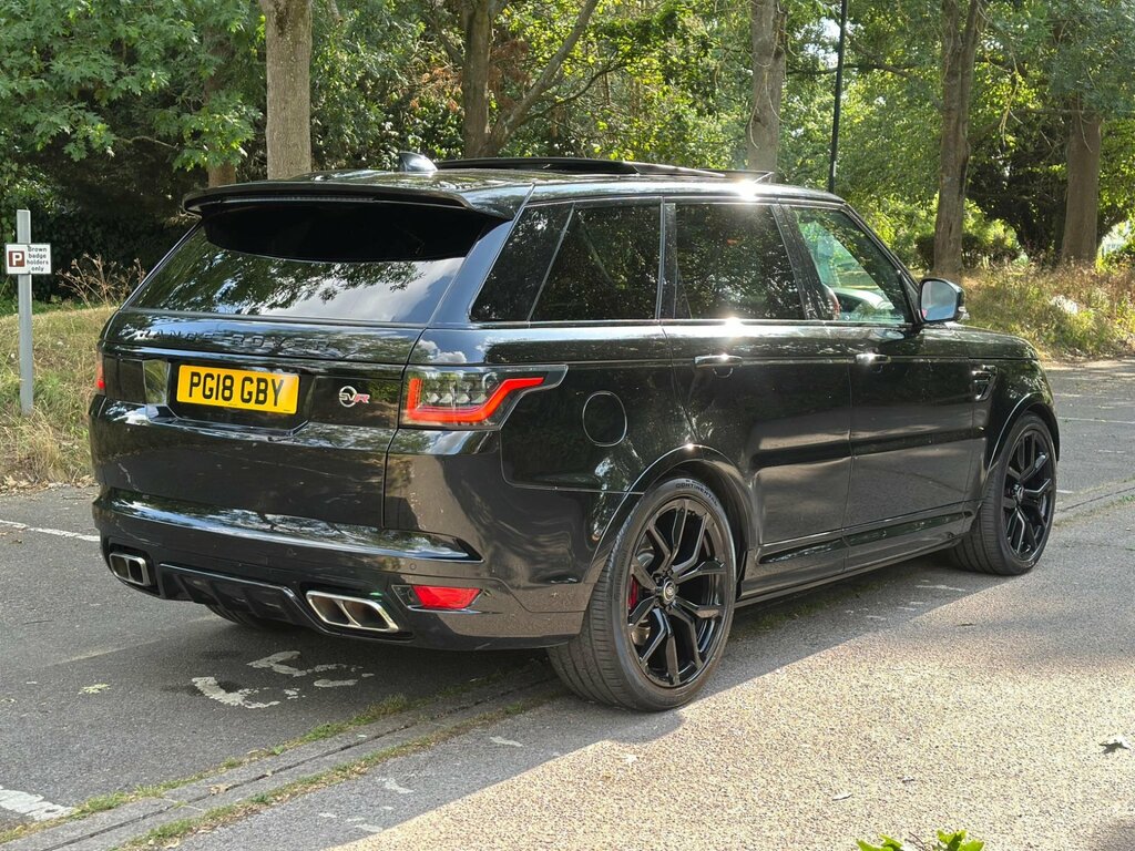 Land Rover Range Rover Sport 5.0 P575 V8 Svr 4Wd Euro 6 Ss PG18GBY Black #6