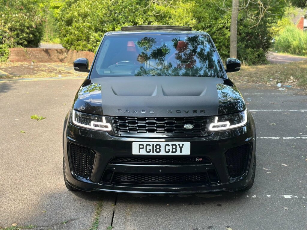 Land Rover Range Rover Sport 5.0 P575 V8 Svr 4Wd Euro 6 Ss PG18GBY Black #3