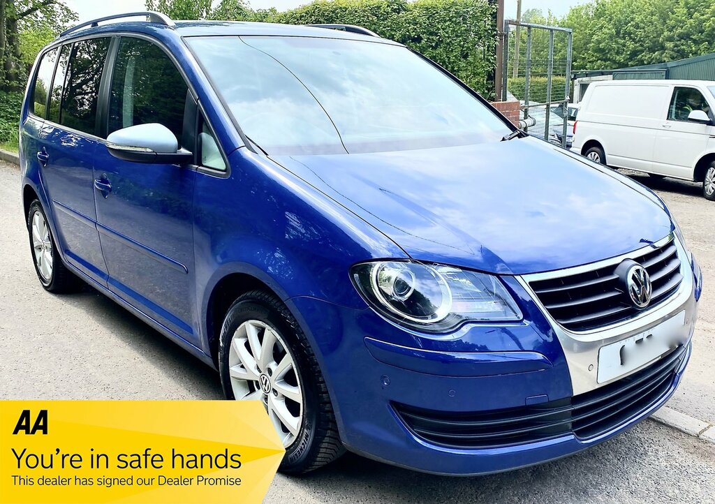 Volkswagen Touran Mpv Match Tdi Dpf 7 Seater 201059 Blue