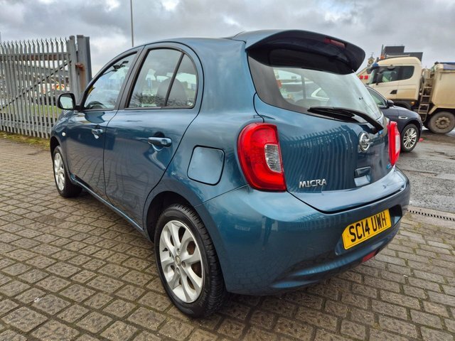Nissan Micra Acenta Hatchback SC14UWH Blue #4