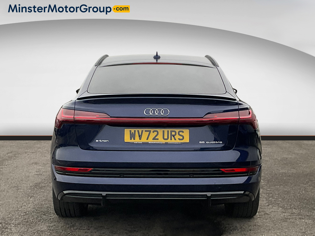 Audi E-tron Black Edition 55 Quat WV72URS Blue #3