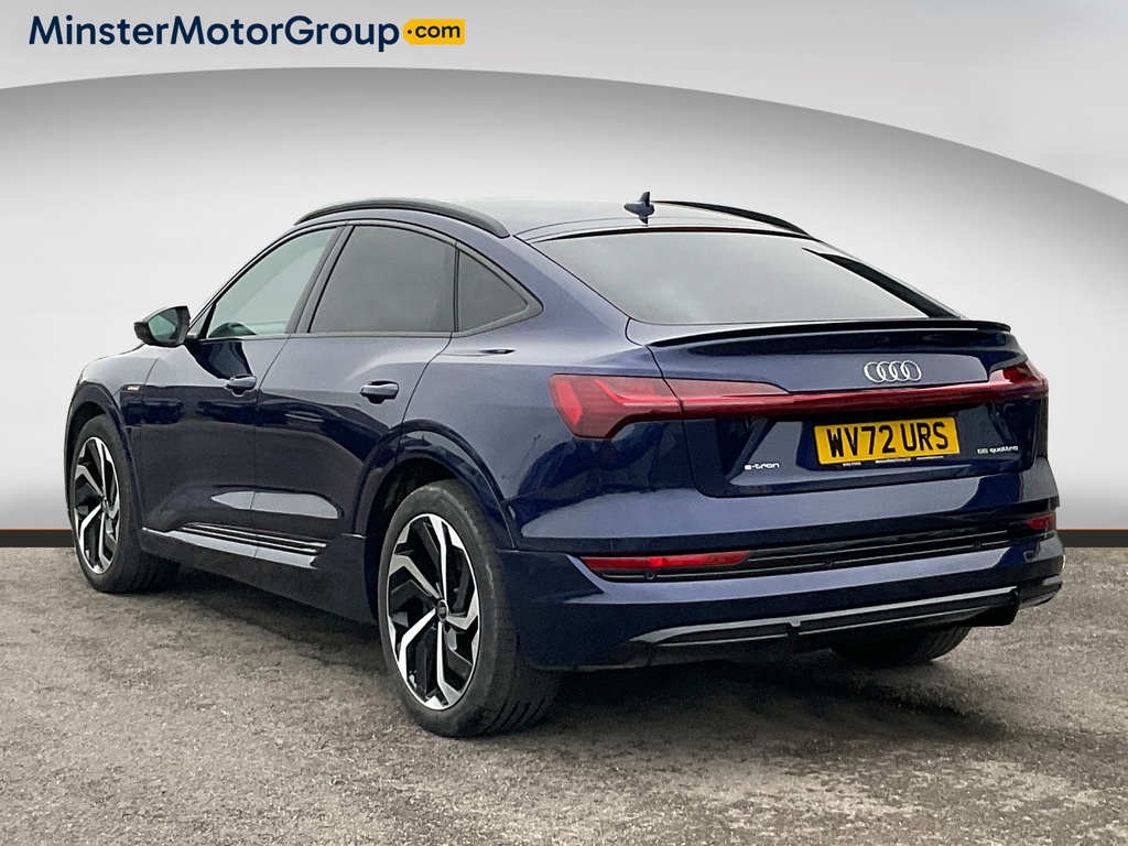 Audi E-tron Black Edition 55 Quat WV72URS Blue #4