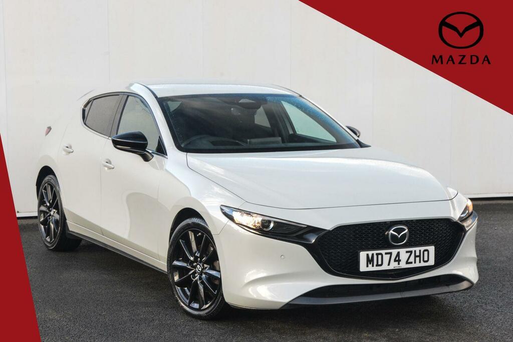 Mazda 3 2.5 E-skyactiv G Mhev 140 Homura White