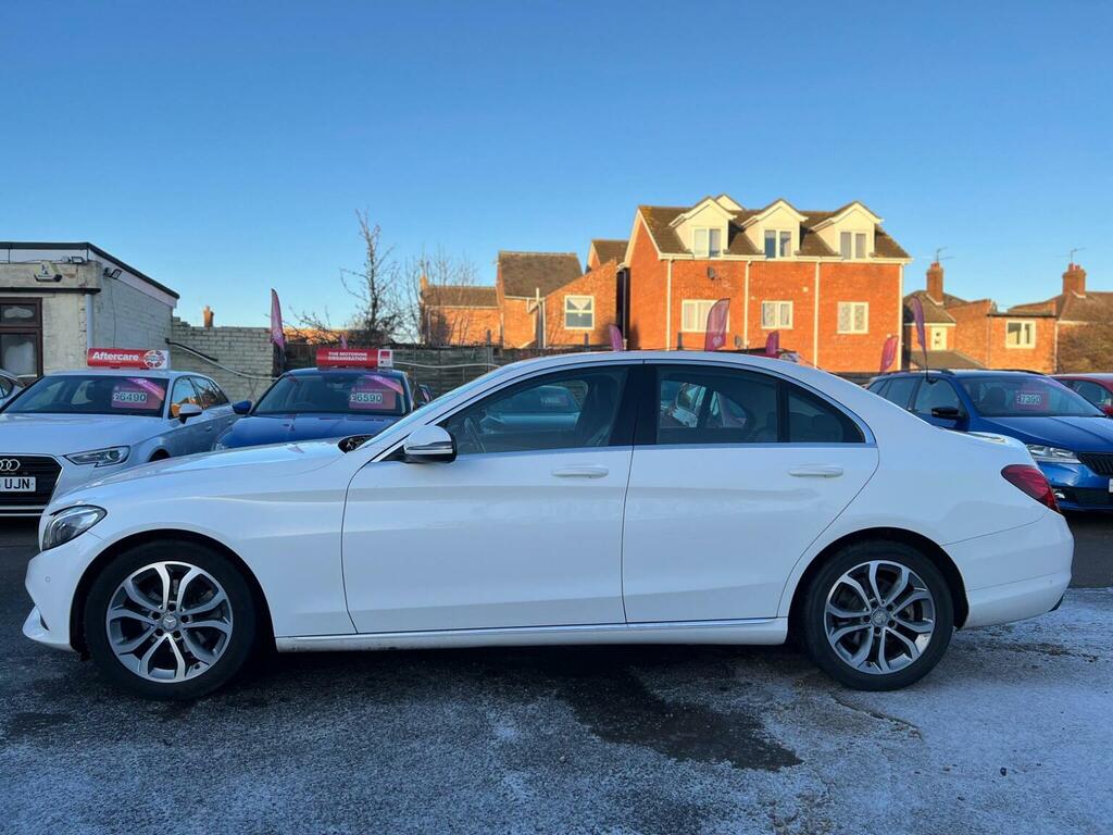 Mercedes-Benz C Class 1.6 C200d Sport Euro 6 S S White #4