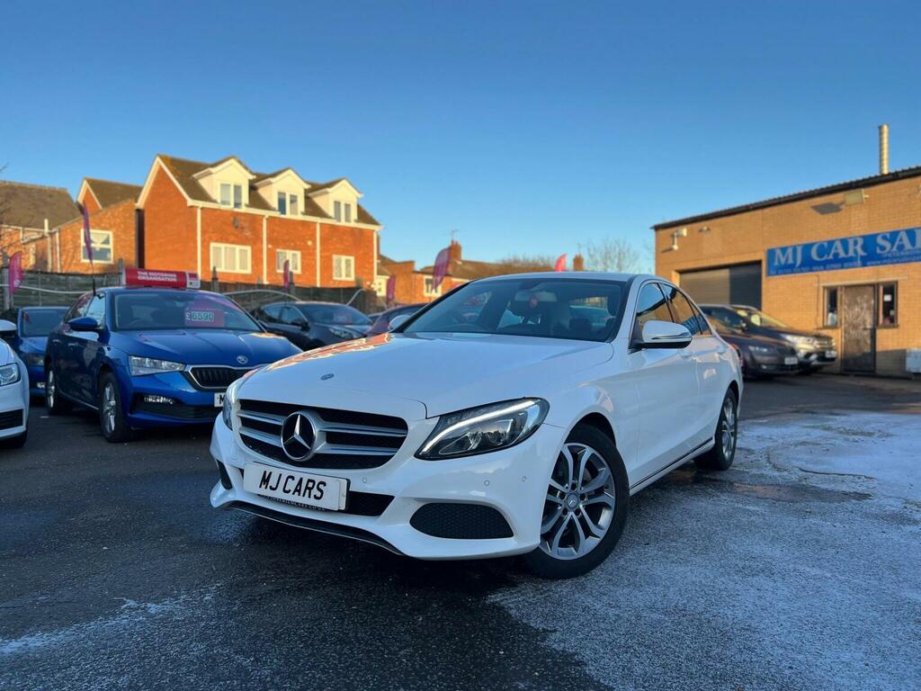 Mercedes-Benz C Class 1.6 C200d Sport Euro 6 S S White #2