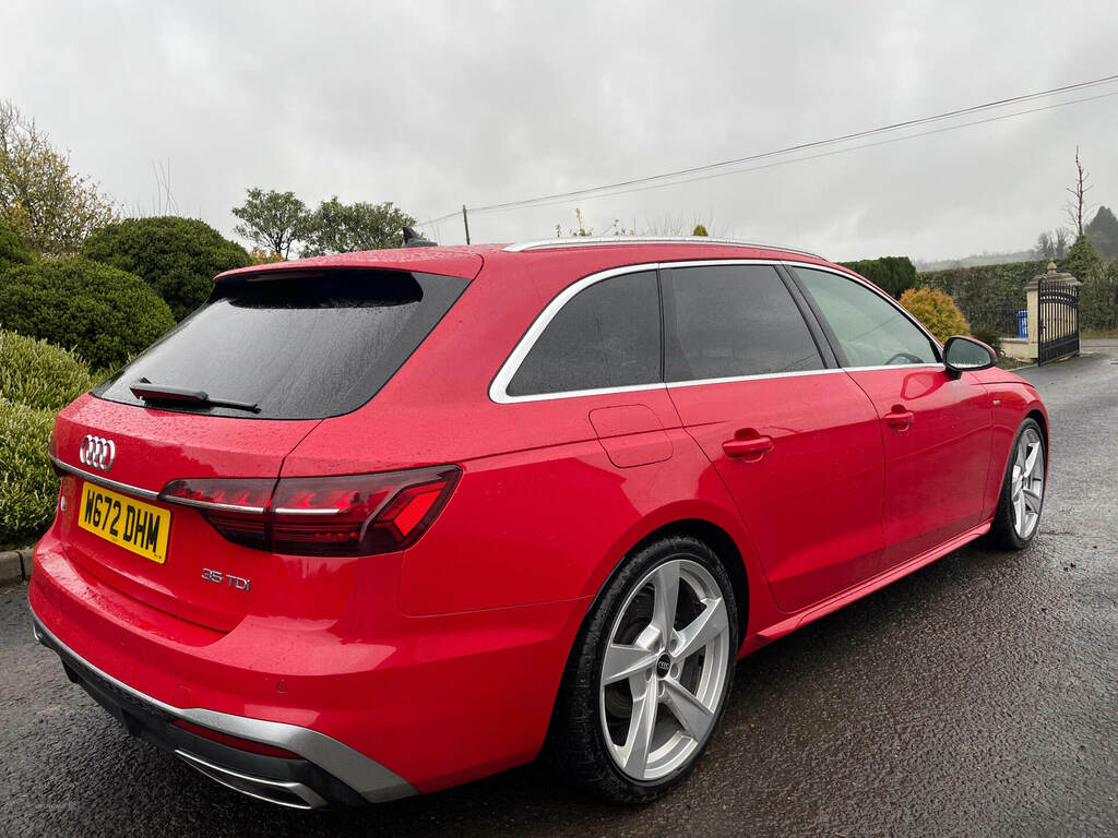 Audi A4 35 Tdi S Line S Tronic WG72DHM Red #2