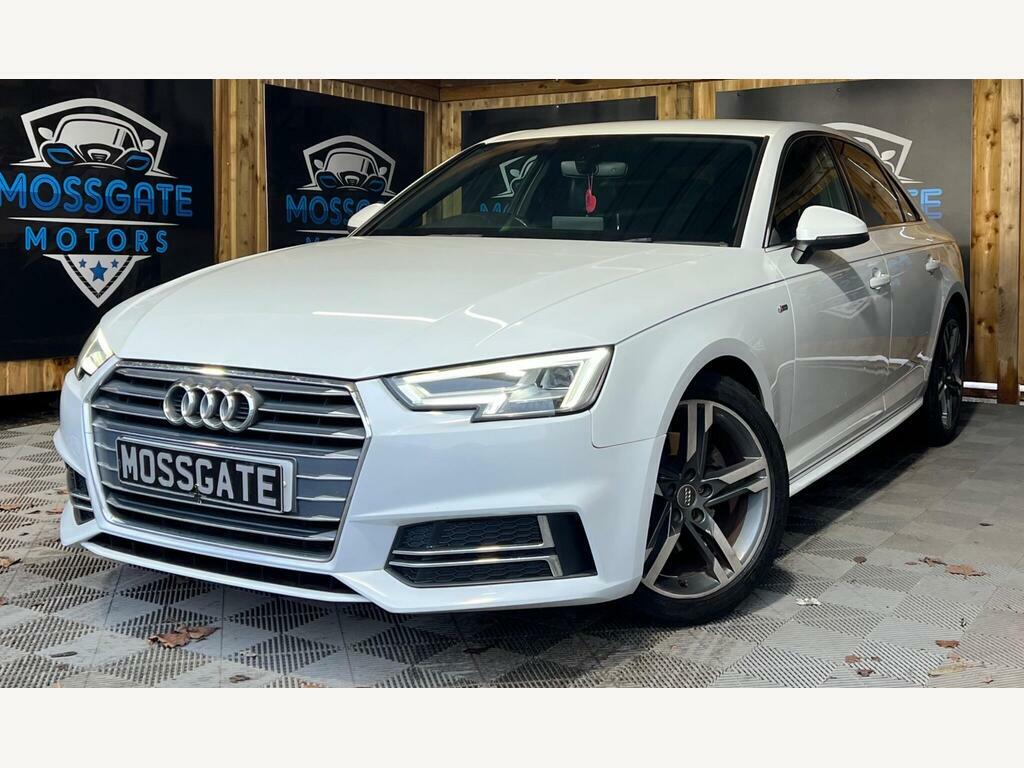 Audi A4 2.0 Tdi S Line S Tronic Euro 6 S S MH16XFD White #5