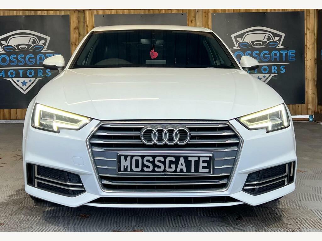 Audi A4 2.0 Tdi S Line S Tronic Euro 6 S S MH16XFD White #4