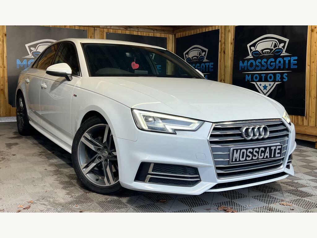 Audi A4 2.0 Tdi S Line S Tronic Euro 6 S S White