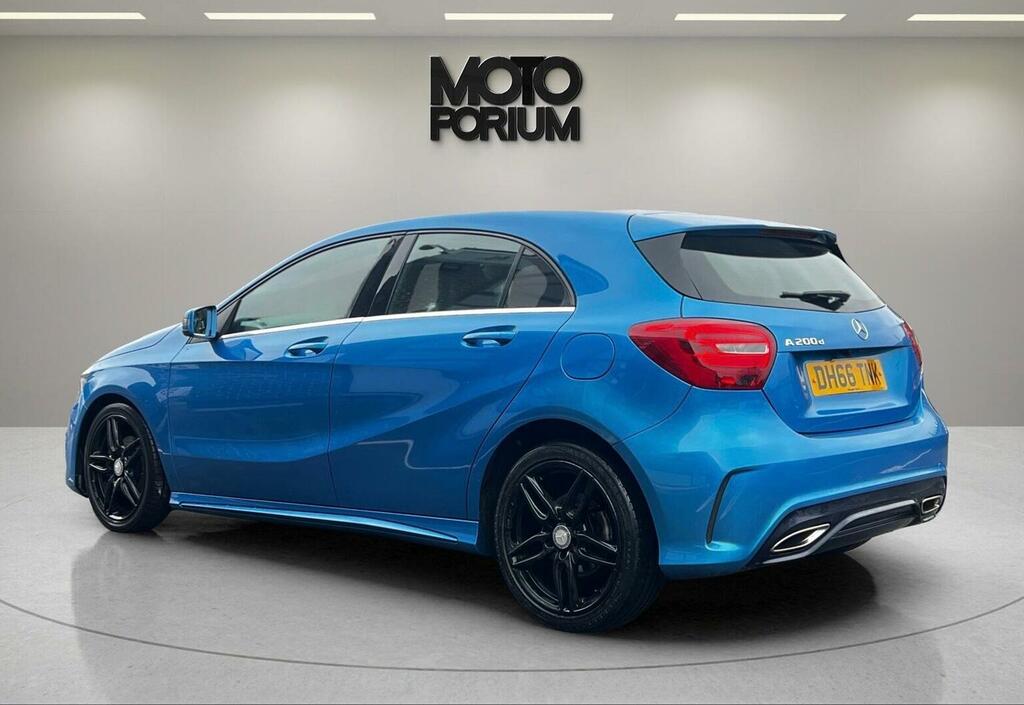 Mercedes-Benz A Class Hatchback 2.1 A200d Amg Line Euro 6 Ss 201 DH66TNK Blue #5