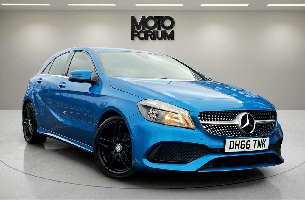 Mercedes-Benz A Class Hatchback 2.1 A200d Amg Line Euro 6 Ss 201 DH66TNK Blue #6