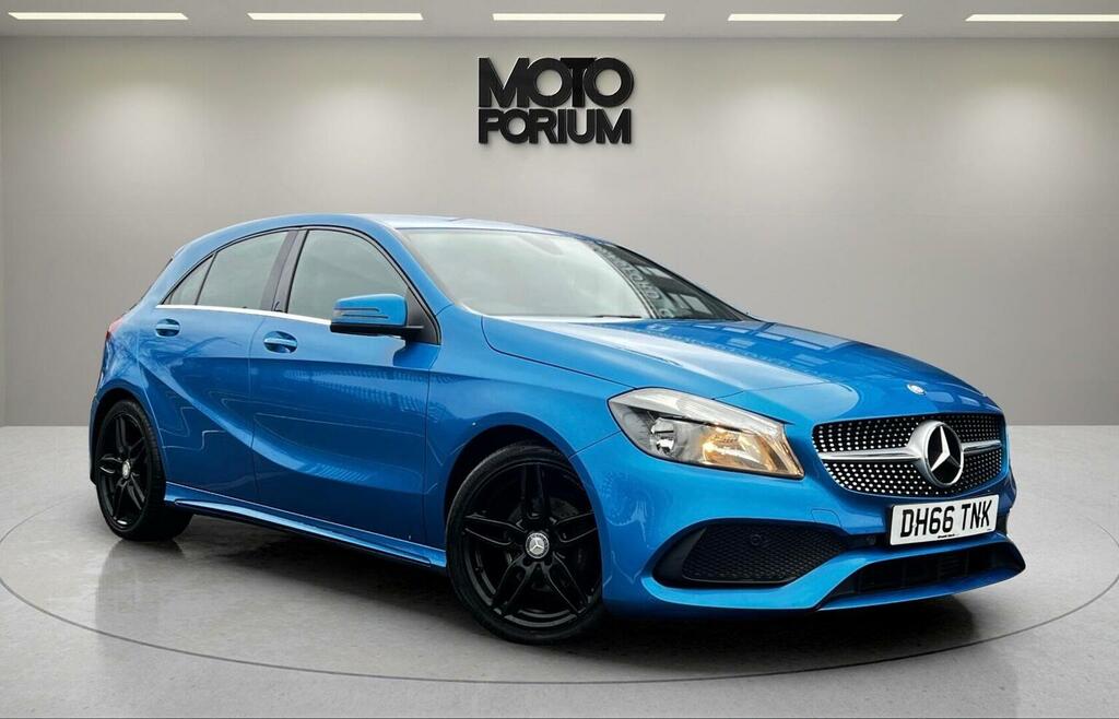 Mercedes-Benz A Class Hatchback 2.1 A200d Amg Line Euro 6 Ss 201 DH66TNK Blue #3