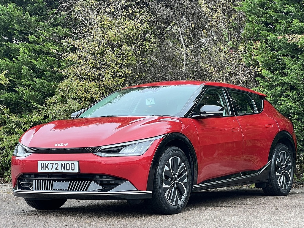 Kia EV6 77.4Kwh Air Hatchback 225 Bhp MK72NDO Red #3