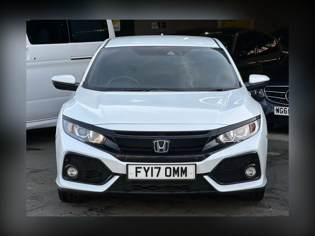 Honda Civic 1.0 Vtec Turbo Sr Euro 6 Ss FY17OMM White #3