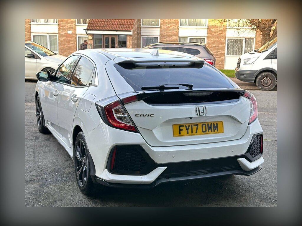 Honda Civic 1.0 Vtec Turbo Sr Euro 6 Ss FY17OMM White #6