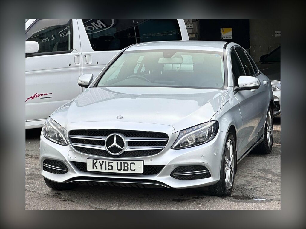 Mercedes-Benz C Class 2.1 C220 Bluetec Sport G-tronic Euro 6 Ss KY15UBC Silver #4