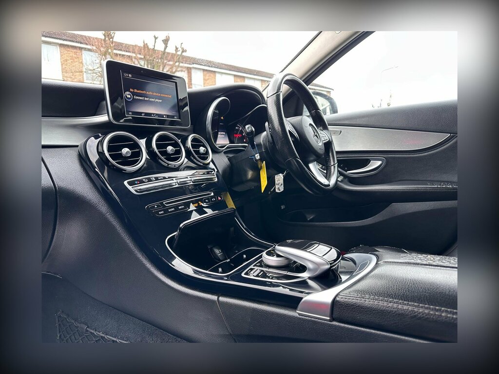 Mercedes-Benz C Class 2.1 C220 Bluetec Sport G-tronic Euro 6 Ss KY15UBC Silver #5