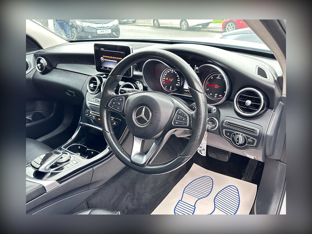 Mercedes-Benz C Class 2.1 C220 Bluetec Sport G-tronic Euro 6 Ss KY15UBC Silver #6