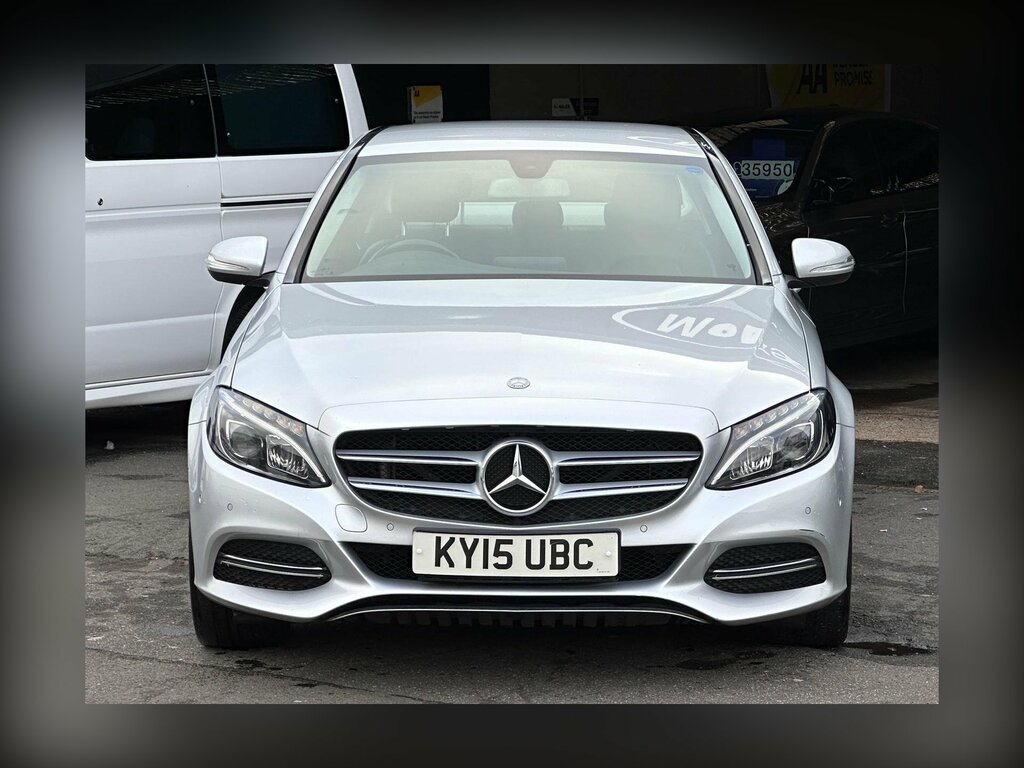 Mercedes-Benz C Class 2.1 C220 Bluetec Sport G-tronic Euro 6 Ss KY15UBC Silver #3