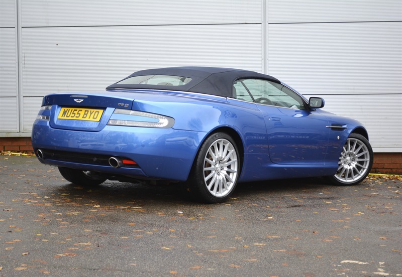 Aston Martin DB9 5.9 Volante Seq Eu4 394 Gkm, 450 Bh WU55BYO Blue #6