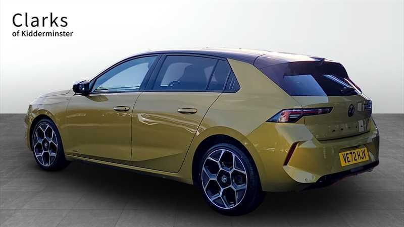 Vauxhall Astra 1.2 Turbo Ultimate Hatchback Euro VE72HJV Yellow #4