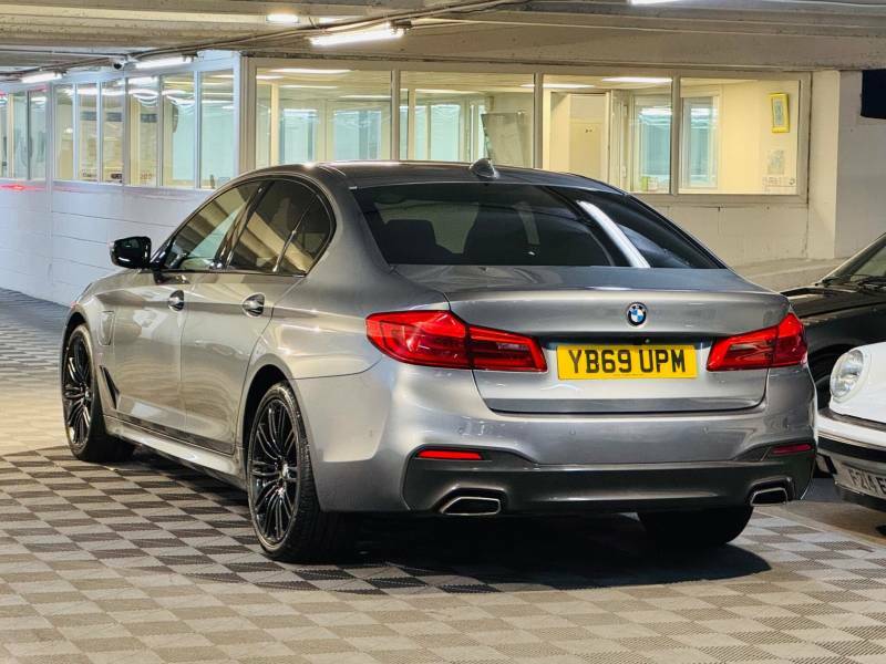 BMW 5 Series 530E M Sport - 2019 69 YB69UPM Blue #3