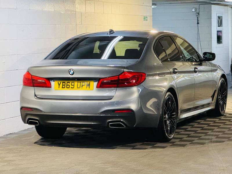 BMW 5 Series 530E M Sport - 2019 69 YB69UPM Blue #4