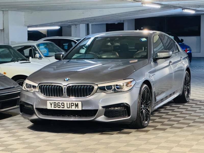 BMW 5 Series 530E M Sport - 2019 69 YB69UPM Blue #6