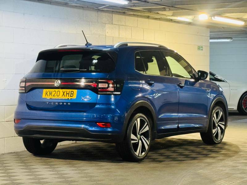 Volkswagen T-Cross 1.0 Tsi 115 R-line Dsg - 2020 20 KM20XHB Blue #4