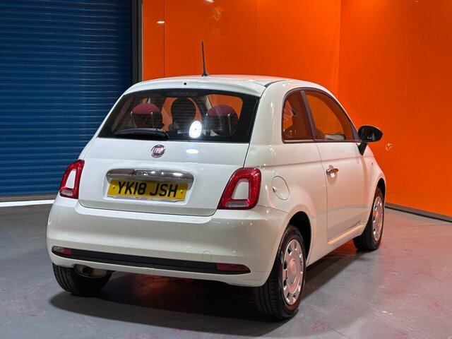 Fiat 500 1.2 Pop Hatchback Euro 6 S S YK18JSH White #6