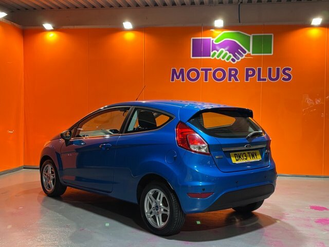 Ford Fiesta 1.0T Ecoboost Zetec Hatchback Eu DK13TMY Blue #4