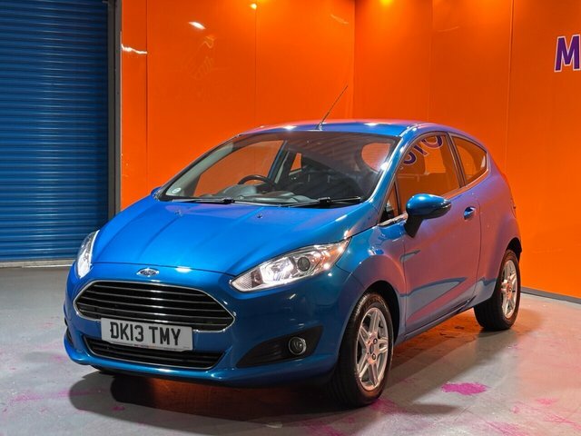 Ford Fiesta 1.0T Ecoboost Zetec Hatchback Eu DK13TMY Blue #3