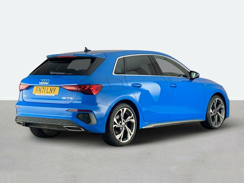 Audi A3 35 Tfsi S Line S Tronic FN71LNY Blue #3