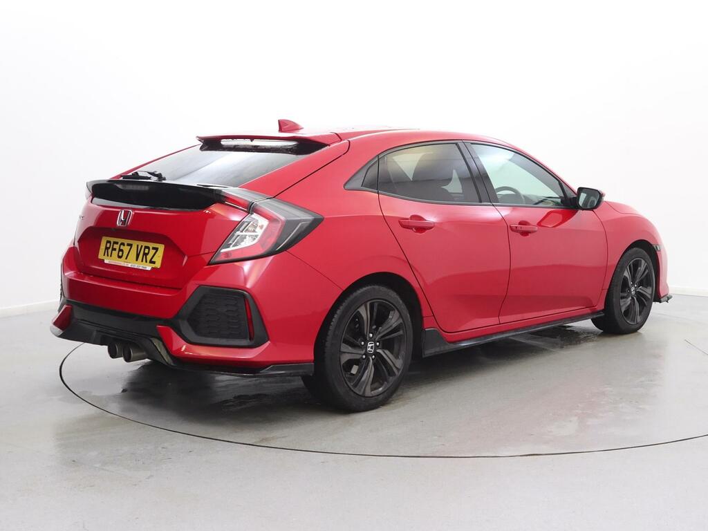 Honda Civic 1.5 Vtec Turbo Sport Plus Cvt Red #5