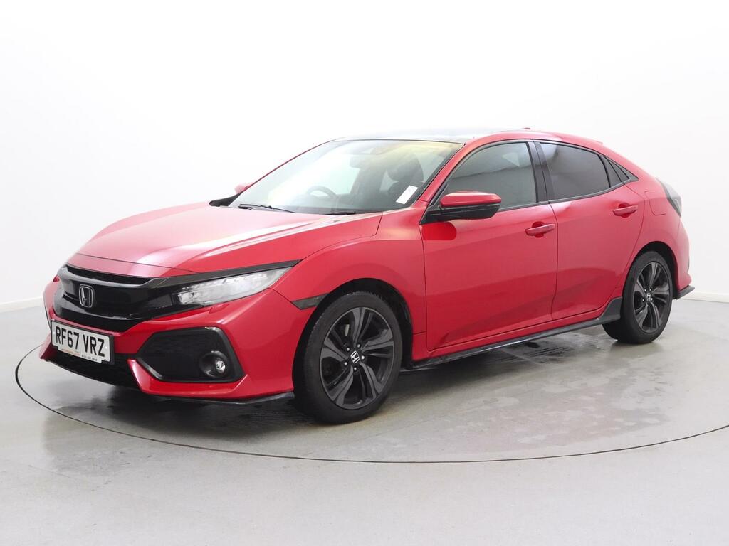 Honda Civic 1.5 Vtec Turbo Sport Plus Cvt Red #3
