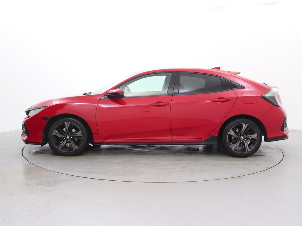 Honda Civic 1.5 Vtec Turbo Sport Plus Cvt Red #4