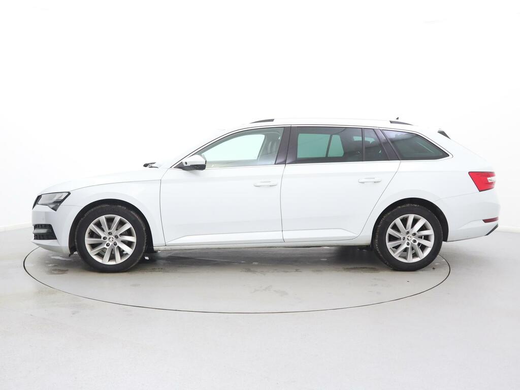 Skoda Superb 2.0 Tdi Cr Se Technology Dsg White #4