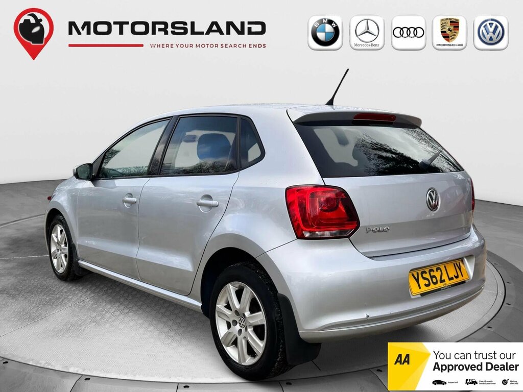 Volkswagen Polo 1.2 Match Hatchback Euro 5 70 P YS62LJY Silver #6