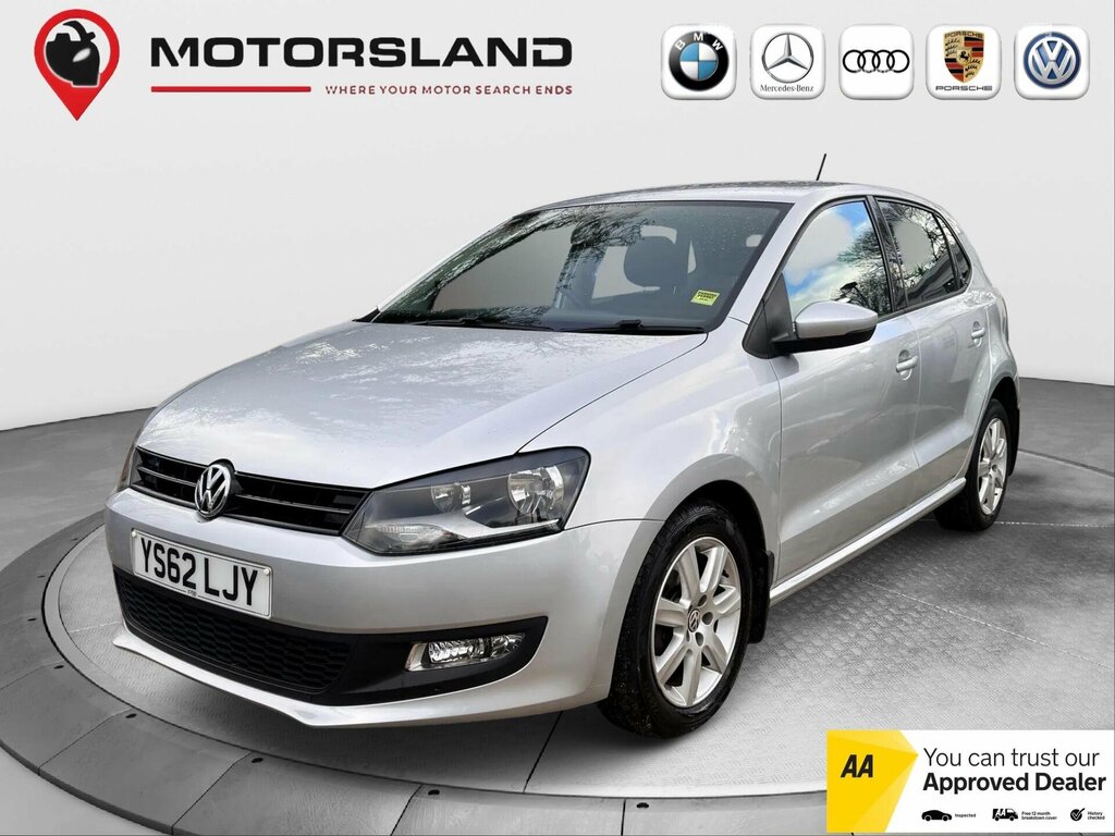 Volkswagen Polo 1.2 Match Hatchback Euro 5 70 P YS62LJY Silver #4