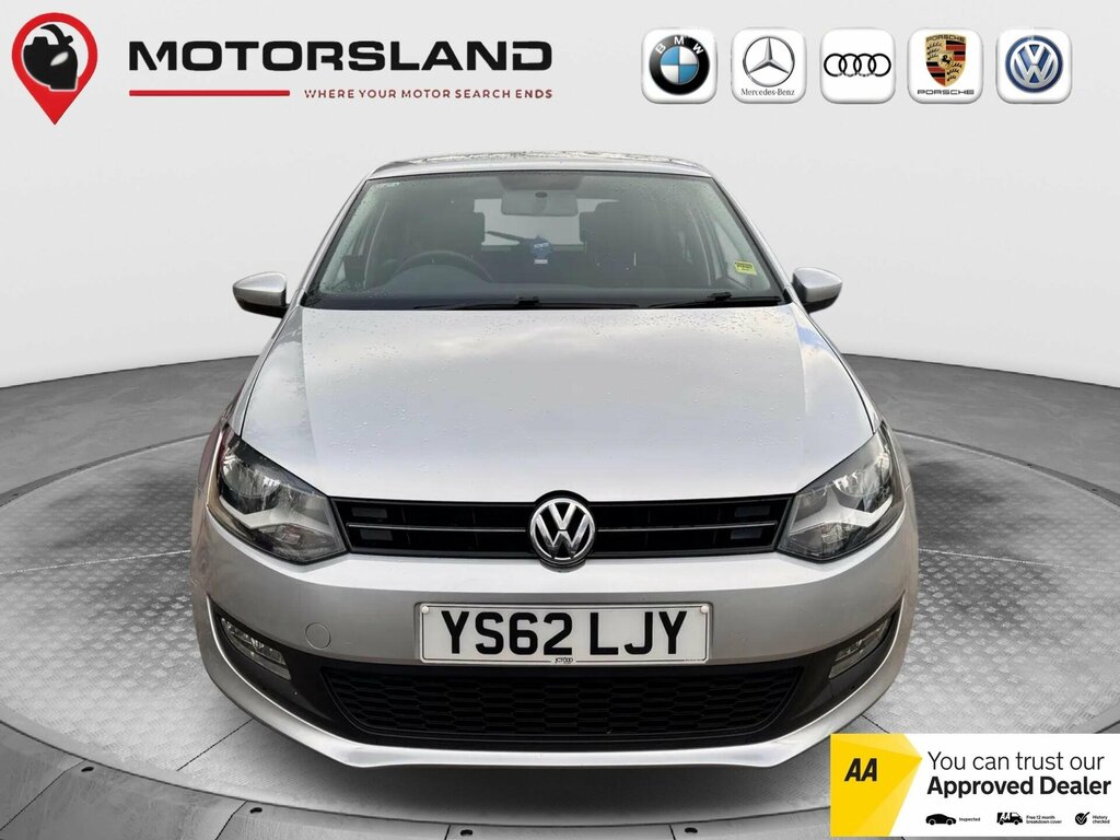 Volkswagen Polo 1.2 Match Hatchback Euro 5 70 P YS62LJY Silver #3