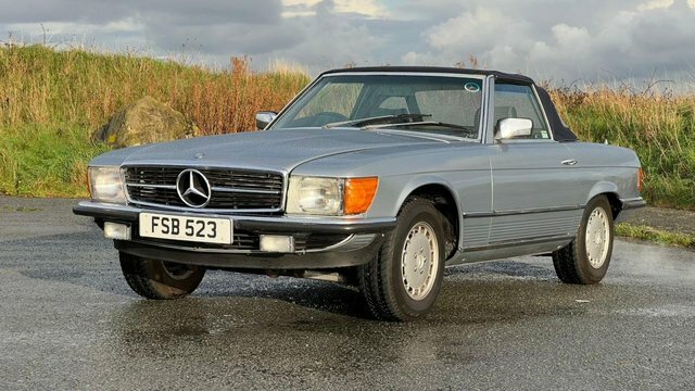 Mercedes-Benz SL Class 1984 2.7 280 Sl 185 Bhp Blue