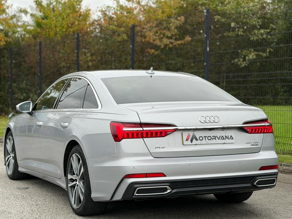 Audi A6 Saloon 3.0 Tdi V6 50 S Line Tiptronic Quattro Euro 6 Ss Silver #3
