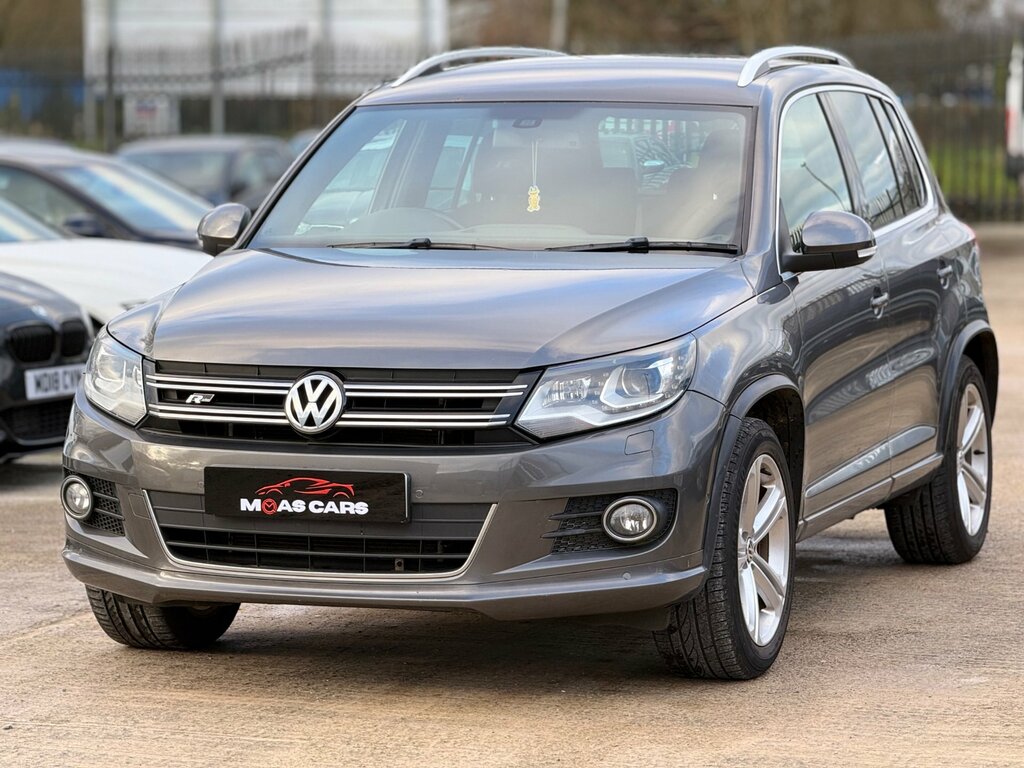 Volkswagen Tiguan 2.0 Tdi Bluemotion Tech R-line Suv Dsg VX63YVU Grey #2