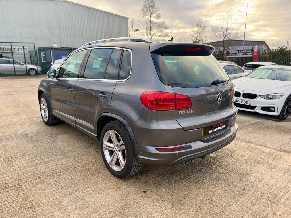 Volkswagen Tiguan 2.0 Tdi Bluemotion Tech R-line Suv Dsg VX63YVU Grey #3