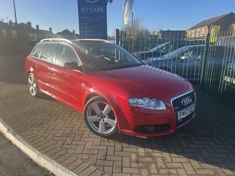 Audi A4 2.0 Tdi Tdv S Line Multitronic - 2008 57 Red